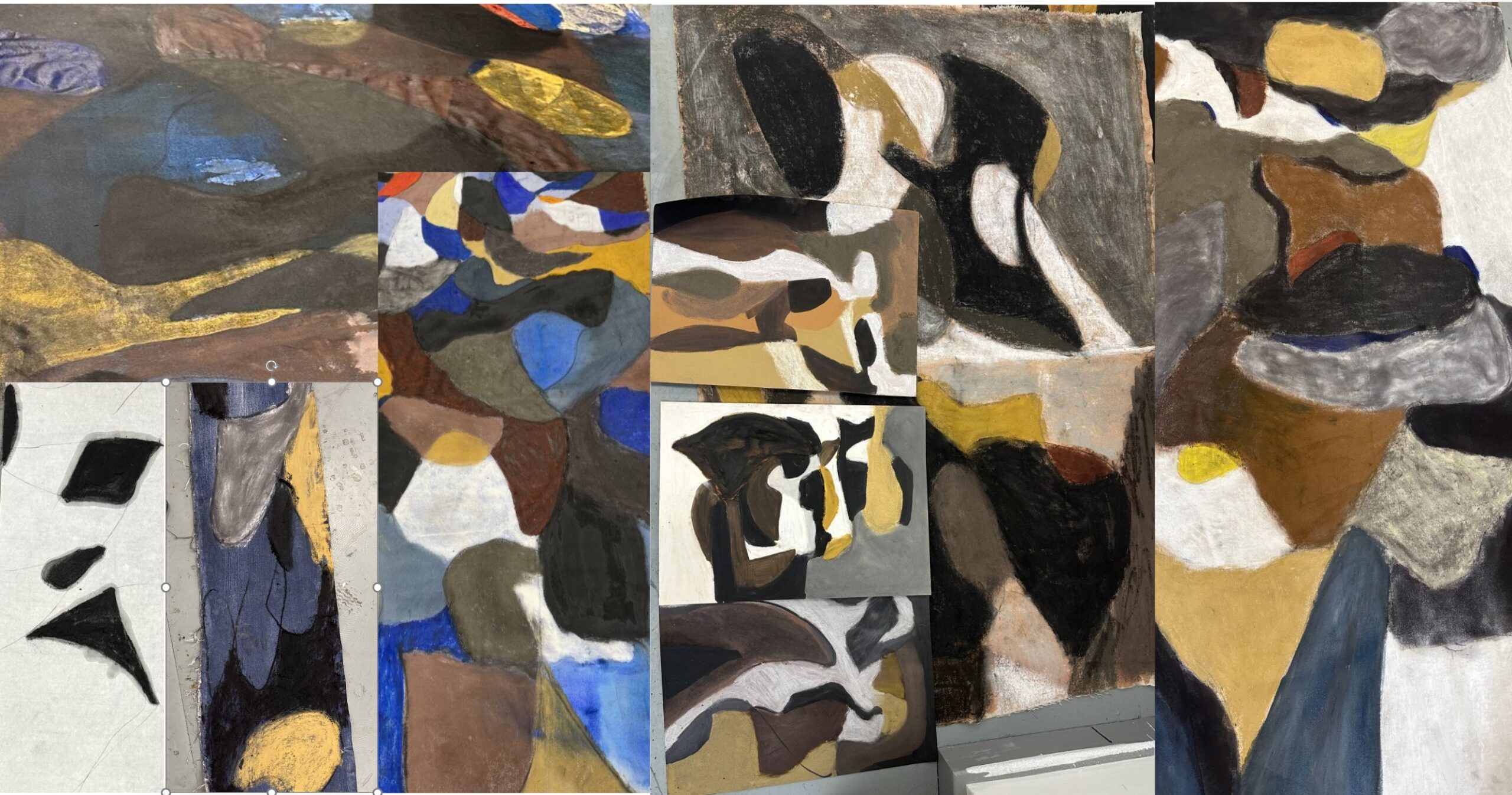 abstract art process